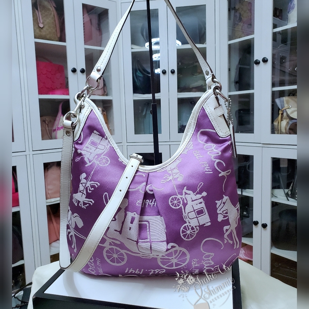 COACH HORSE & CARRIAGE HOBO - Picture 2 of 16